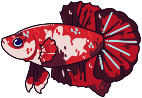 Siamese Fighting Fish - Logo Ikan Cupang 3d Png,Betta Fish P